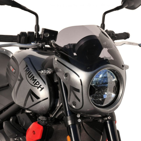 Ermax Ermax nose fairing | silver ice/jet black [pg] | triumph trident 660 2021>current